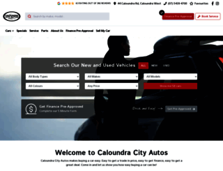 caloundracityautos.com.au screenshot