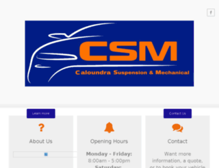 caloundrasuspensionandmechanical.com screenshot