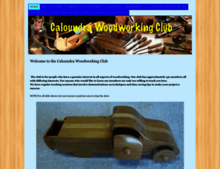 caloundrawoodworkingclub.com.au screenshot