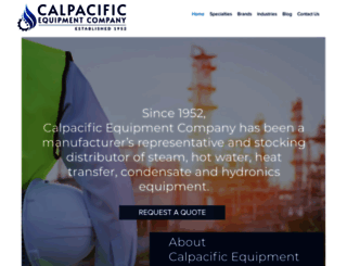 calpacequip.com screenshot