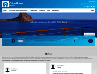 calpehomegroup.com screenshot
