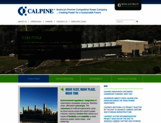 calpine.com screenshot