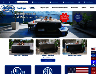 calspas.com screenshot