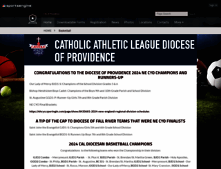 calsportsri.org screenshot