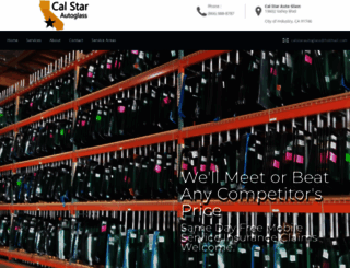 calstarautoglass.com screenshot