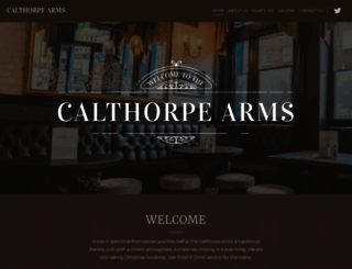 calthorpearmswc1.co.uk screenshot