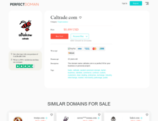 caltrade.com screenshot