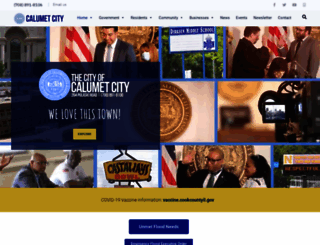 calumetcity.org screenshot