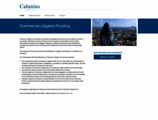 calunius.com screenshot