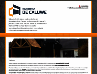 caluwe-broekaart.com screenshot