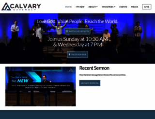 calvaryassembly.tv screenshot