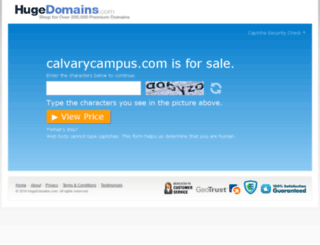 calvarycampus.com screenshot