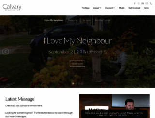 calvarygospel.ca screenshot