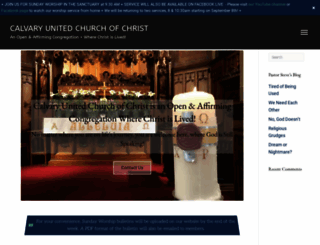 calvaryreformeducc.org screenshot