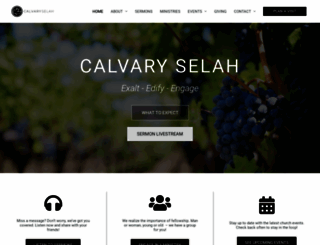 calvaryselah.org screenshot