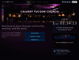 calvarytucson.com screenshot