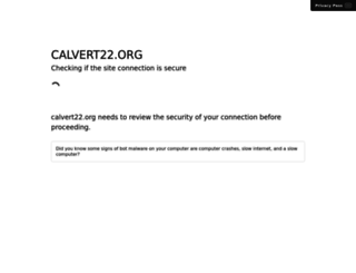 calvert22.org screenshot