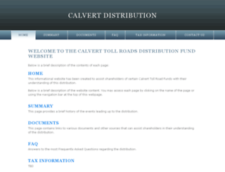 calvertdistribution.com screenshot