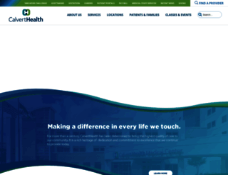 calverthospital.org screenshot