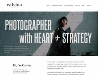 calvinaphotography.com screenshot