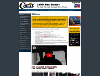 calvinbealboats.com screenshot