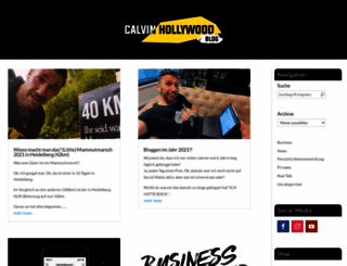 calvinhollywood-blog.de screenshot