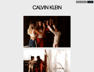 calvinklein.tumblr.com screenshot