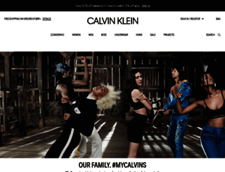 calvinkleinfootwear.com screenshot