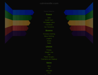 calvinsidle.com screenshot