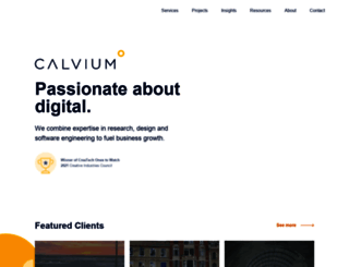 calvium.com screenshot