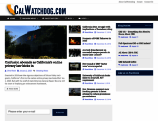 calwatchdog.com screenshot