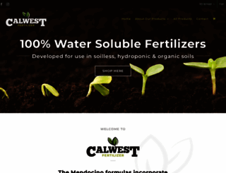 calwestfertilizer.com screenshot