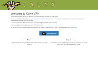 calyx.net screenshot