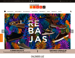 calzadosluz.com screenshot