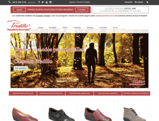 calzadospradillo.com screenshot