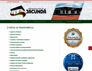 camaradejacunda.pa.gov.br screenshot