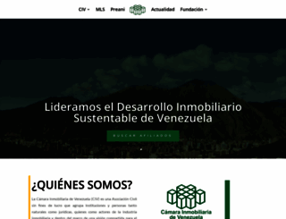 camarainmobiliaria.org.ve screenshot