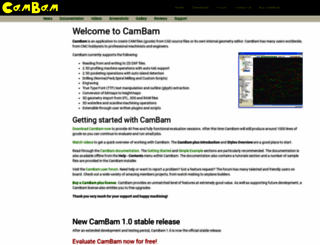 cambam.info screenshot