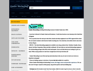 camberkitesurfing.com screenshot
