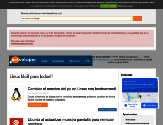 cambiatealinux.com screenshot