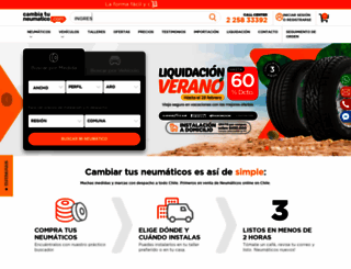 cambiatuneumatico.com screenshot