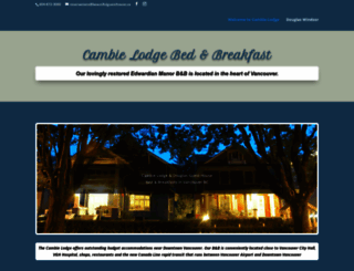cambielodge.com screenshot