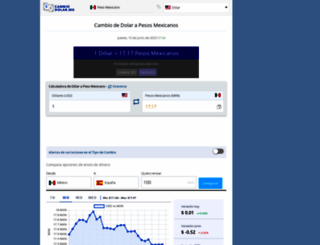 cambiodolar.mx screenshot