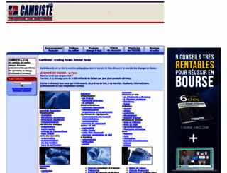 cambiste.info screenshot