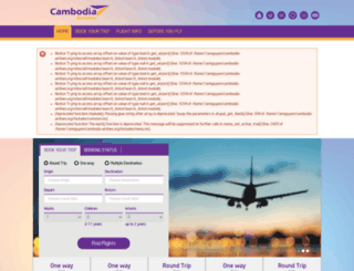 cambodia-airlines.org screenshot