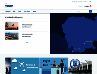 cambodia-airports.aero screenshot