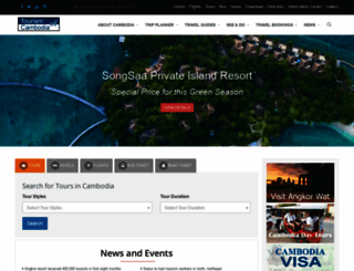 cambodia-tourism.com screenshot