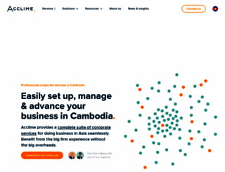 cambodia.acclime.com screenshot
