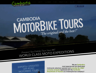 cambodiamotorbiketours.com screenshot
