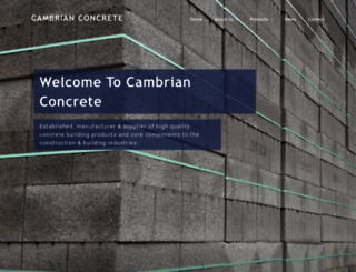 cambrianconcrete.co.uk screenshot